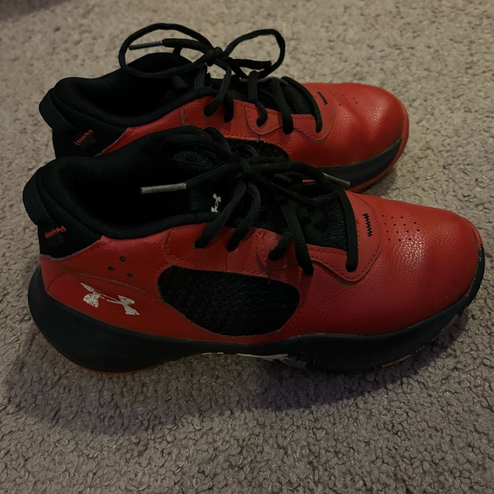 Boys UA Basketball shoes